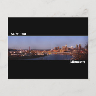 Carte postale Saint Paul, Minnesota (Noir)