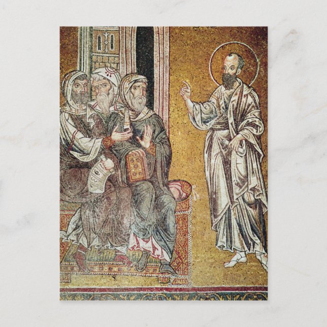 Carte Postale Saint Paul Prêcher aux Juifs (Devant)