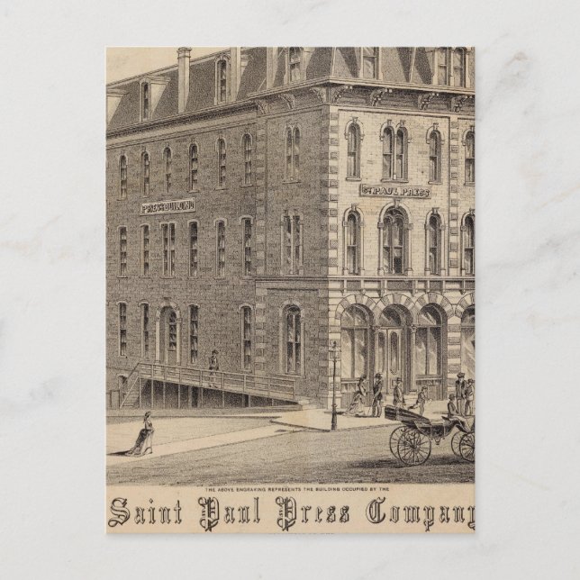 Carte Postale Saint Paul Press Company (Devant)