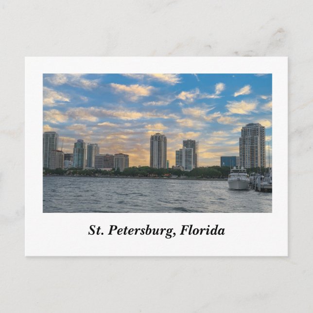 Carte Postale Saint-Pétersbourg, Floride (Devant)