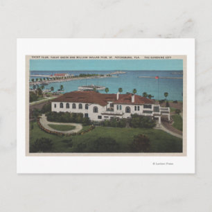 Carte Postale Saint-Pétersbourg, Floride - Aérien de Yacht