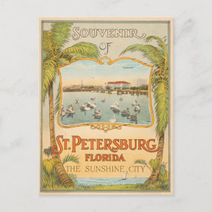 Carte Postale Saint-Pétersbourg Floride La ville du soleil vinta