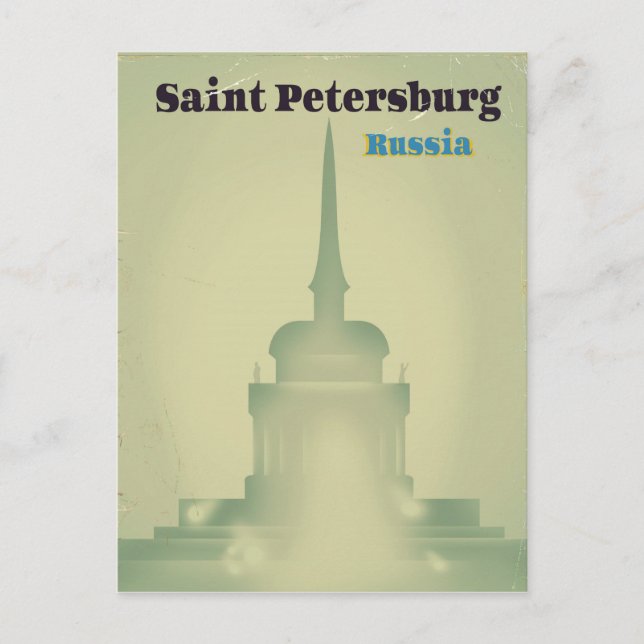 Carte Postale Saint-Pétersbourg Russie impression de voyage de s (Devant)