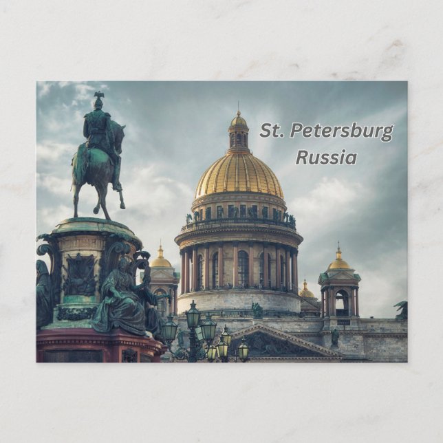 Carte Postale Saint-Pétersbourg Russie Monument Historique (Devant)