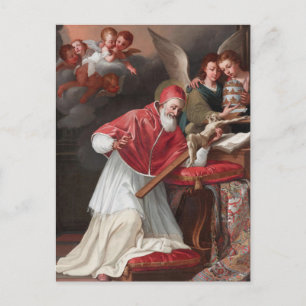 Carte Postale Saint Pie V et le Miracle par l'École romaine