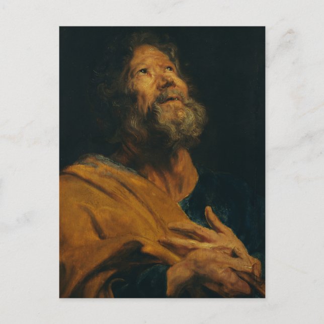 Carte Postale Saint Pierre par Antoon van Dyck (Devant)
