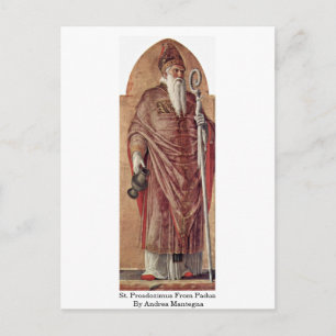Carte Postale Saint Prosdozimus De Padoue Par Andrea Mantegna