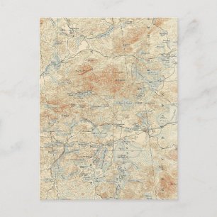 Carte Postale Saint Regis Canoe Area Détails dans les Adirondack