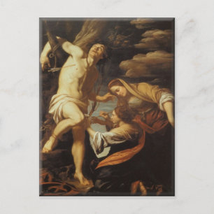 Carte Postale Saint-Sébatien Tendé par la Sainte Femme Eugène De