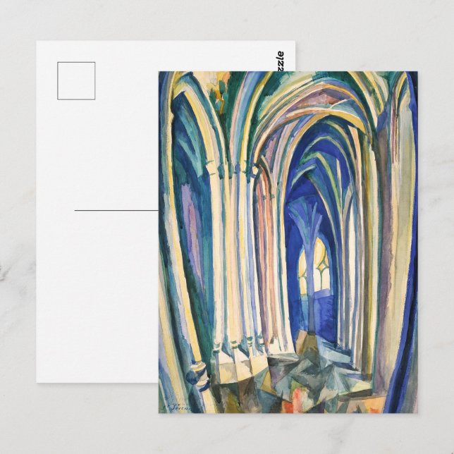Carte Postale Saint-Séverin | Robert Delaunay | (Devant / Derrière)