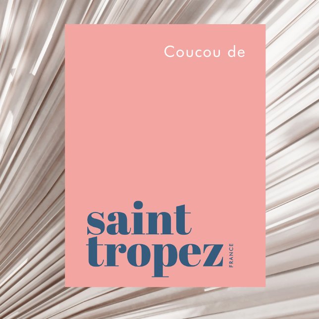 Carte Postale Saint St. Tropez France vacances modernes (Créateur téléchargé)