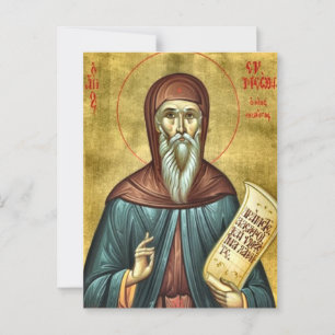Carte Postale Saint Syméon, la nouvelle icône théologienne ortho