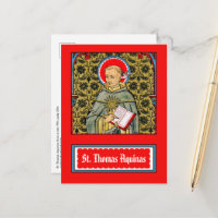 Carte postale Saint Thomas d'Aquin (VVP 002)