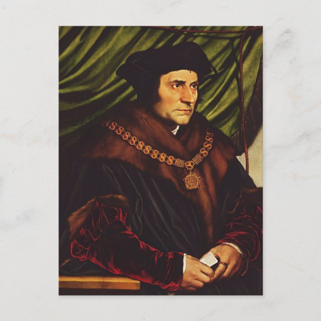 Carte Postale Saint Thomas More anglais (Devant)
