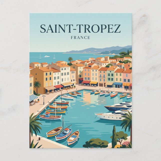 Carte Postale Saint-Tropez France (Devant)