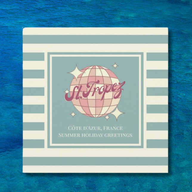 Carte postale Saint-Tropez France Côte d'Azur (Créateur téléchargé)