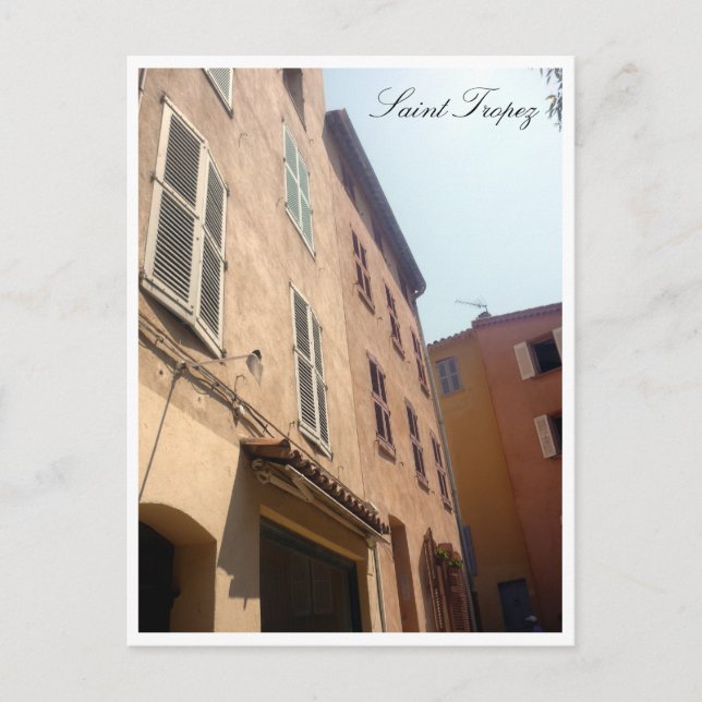 Carte Postale saint-tropez rouge (Devant)