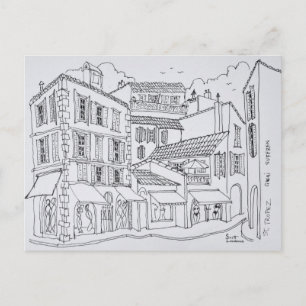 Carte Postale Saint-Tropez Shopping Côte d'Azur, France