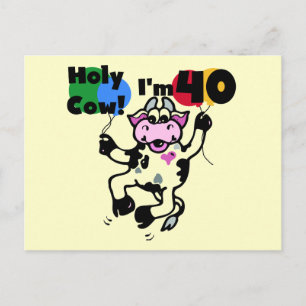 Carte Postale Saint Vache J'ai 40 t-shirts et cadeaux