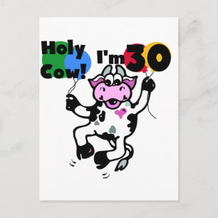 Carte Postale Saint Vache Je suis 30 T-shirts et cadeaux
