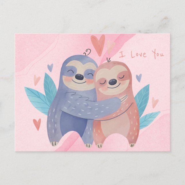 Carte Postale Saint Valentin (Devant)