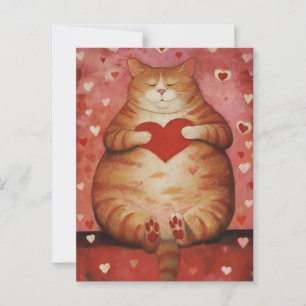 Carte Postale Saint Valentin adorable