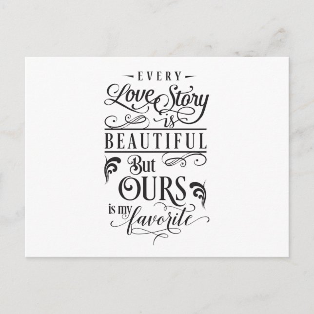 Carte Postale Saint Valentin Amour mignon Couples Coeur drôle Ca (Devant)