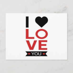 Carte Postale Saint Valentin Coeur Amour Couples Idée Cadeau mig