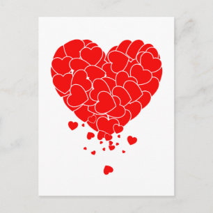 Carte Postale Saint-Valentin - Coeur de coeur