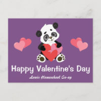 Saint Valentin Panda de Your Homeschool Co op