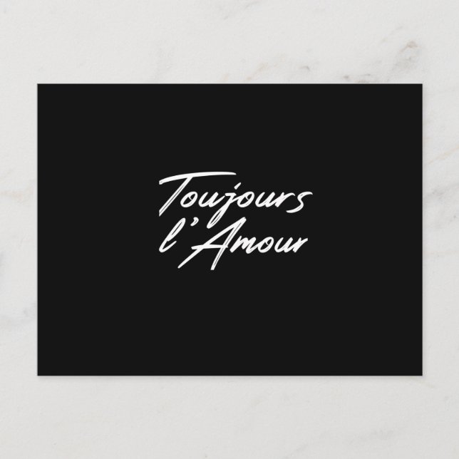 Carte Postale Saint Valentin - Toujours L'Amour (Devant)