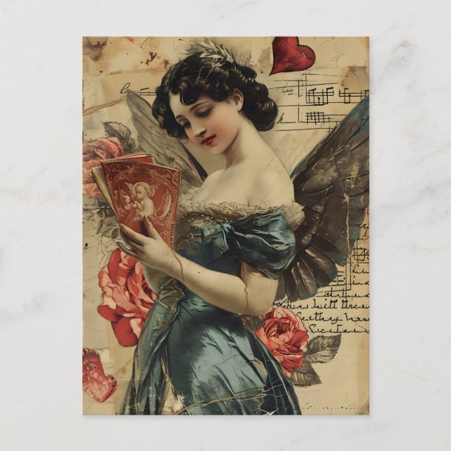 Carte Postale Saint-Valentin vintage (Devant)