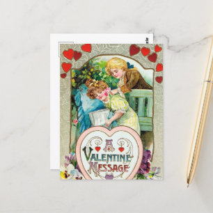 Carte Postale Saint Valentin vintage
