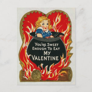 Carte Postale Saint-Valentin Vintage Vore