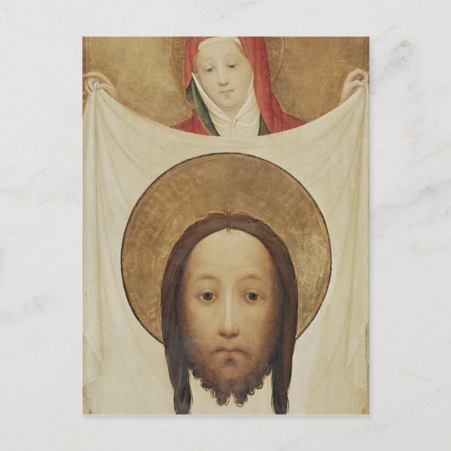 Carte Postale Saint Veronica avec le Sudarium, c.1420 (Devant)