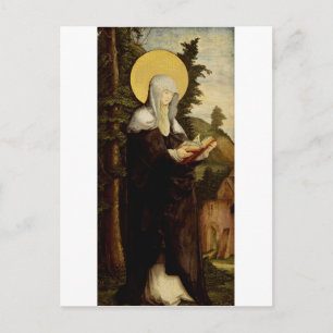 Carte Postale Saint Walpurga missionnaire anglo-saxon médiéval