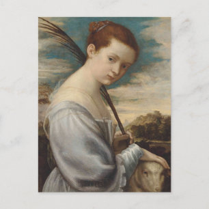 Carte Postale Sainte Agnès par le Cercle de Titien