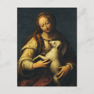 Carte postale Sainte-Agnès par Orsola Maddalena Ca
