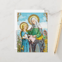 Sainte-Anne néogothique et Marie jeune (SAU 29)
