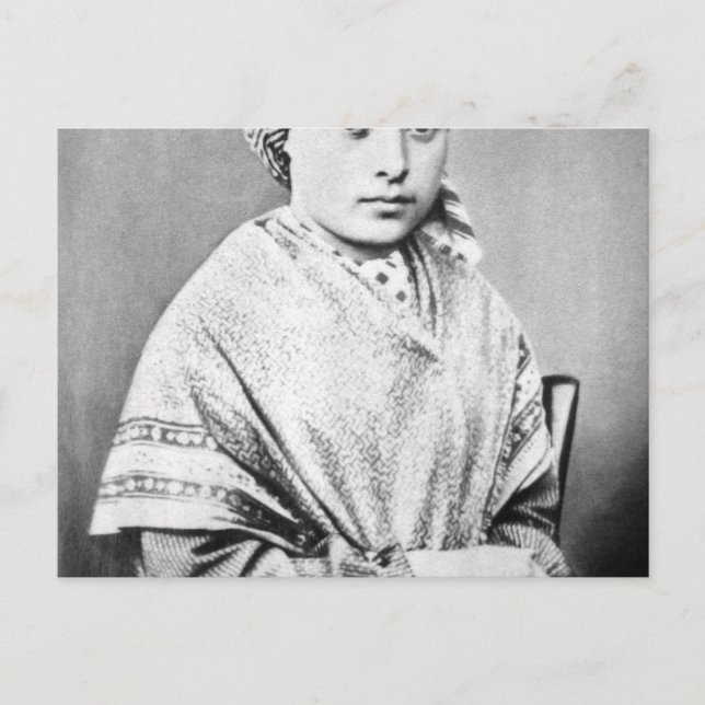 Carte Postale Sainte Bernadette (Devant)