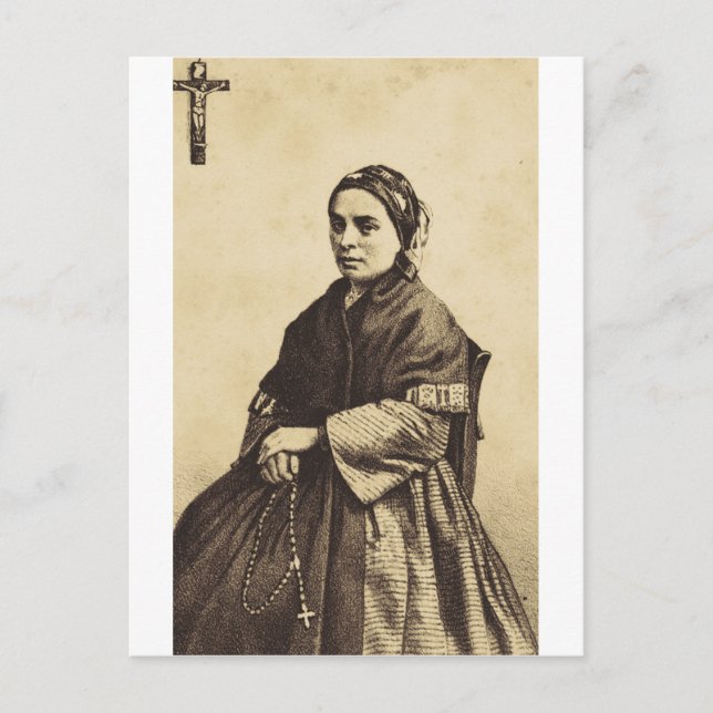 Carte Postale Sainte Bernadette Soubirous Beaux-Arts (Devant)