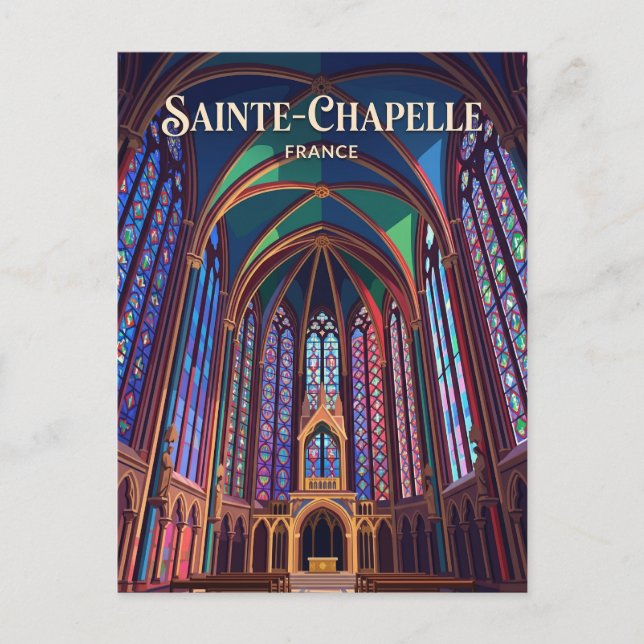 Carte Postale Sainte-Chapelle France (Devant)