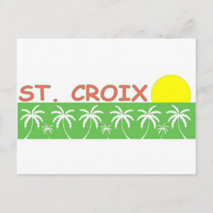 Carte Postale Sainte-Croix, Îles Vierges américaines