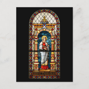 Carte Postale Sainte Élisabeth de Hongrie Art Médiéval de Presti