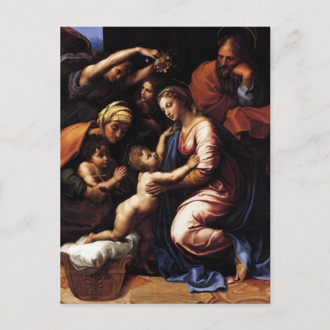 Carte Postale Sainte Famille de Raphaël (Devant)