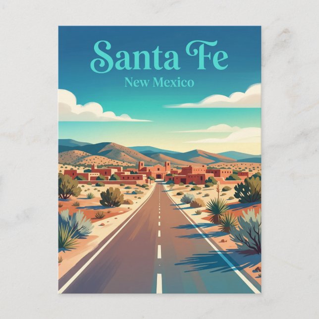 Carte Postale Sainte Fe USA (Devant)