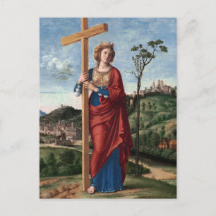 Carte Postale Sainte Hélène avec la Vraie Croix Art sacré