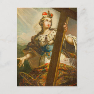 Carte Postale Sainte-Hélène avec la Vraie Croix Art sacré