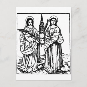 Carte Postale Sainte Justa et Rufina patronnes de Séville