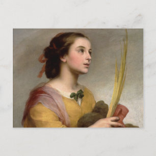 Carte Postale Sainte Justine, 1665 par Bartolome Esteban Murillo